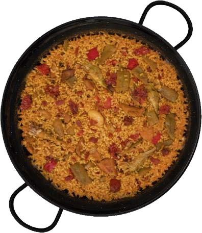 Preparación Arroz con ibérico