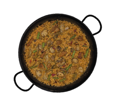 Preparación Arroz con secreto
