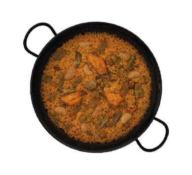 Preparación Paella Valenciana